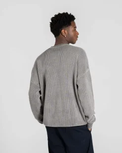 Fisherman Knit Washed Grey