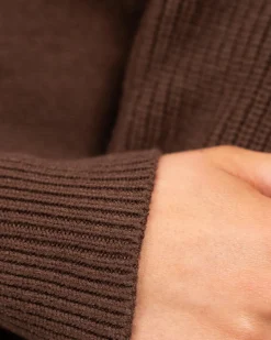 Half Zip Sweater Brun