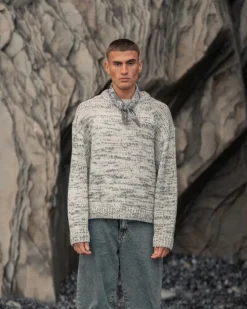 Heavy Knit Structured Grey