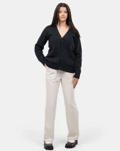 Heavyweight Hørbukser Højtaljede Beige
