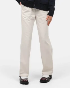 Heavyweight Hørbukser Højtaljede Beige