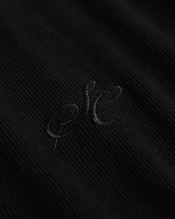 Henley Long Sleeve Black