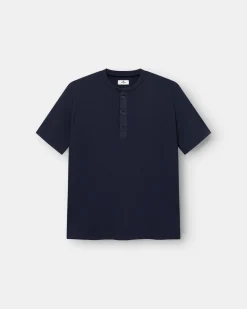 Henley Short Sleeve Navy