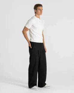 Henley Short Sleeve White