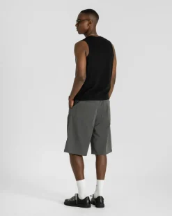 Henley Tank Top Black