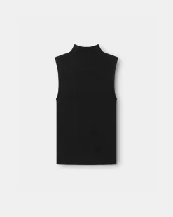 Highneck knitted Top Sort