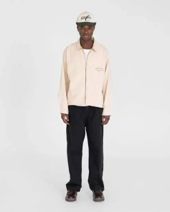 Hør Jakke Beige