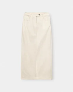 Hør Nederdel Beige
