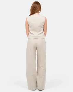 Hør Suitpants Beige