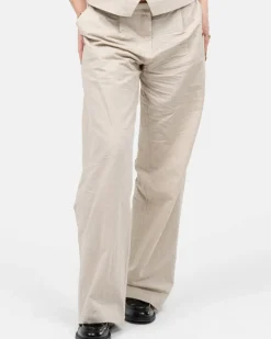 Hør Suitpants Beige