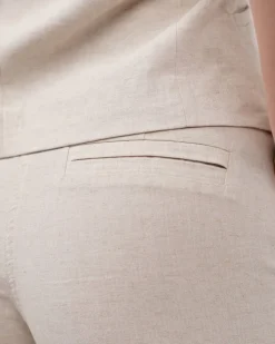 Hør Suitpants Beige
