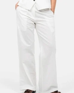 Hør Suitpants Hvid