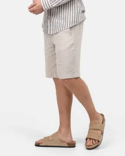 Hørshorts Beige