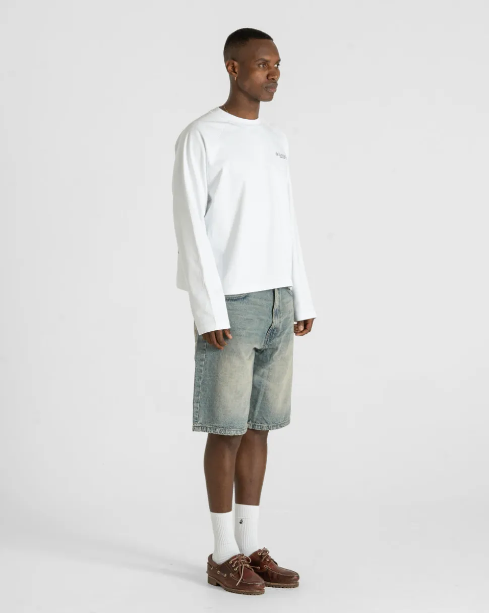 Jorts Light Blue Vintage Wash