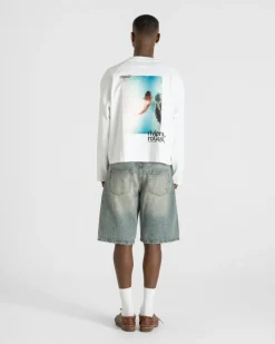 Jorts Light Blue Vintage Wash