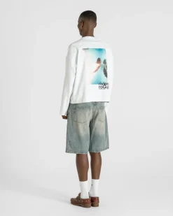Jorts Light Blue Vintage Wash