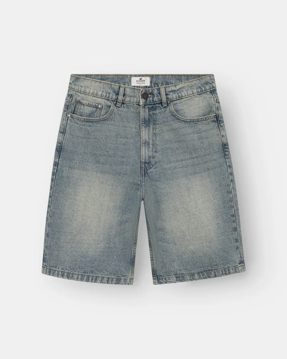 Jorts Light Blue Vintage Wash