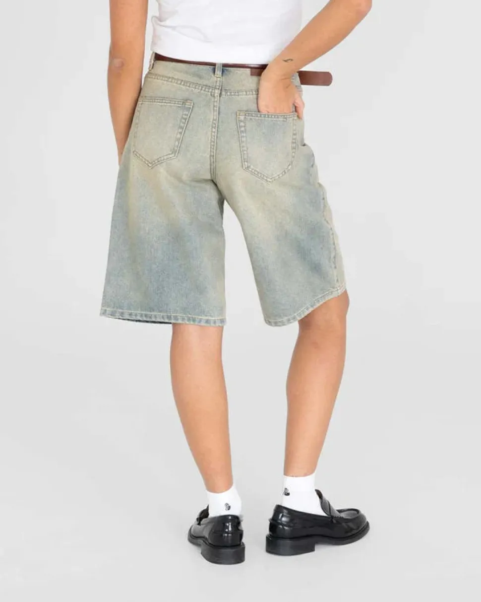 Jorts Light Blue Vintage Wash