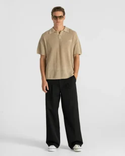 Knitted Polo Beige
