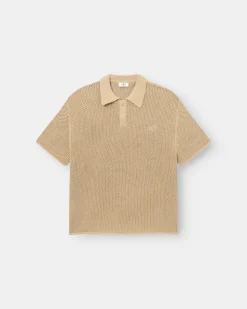 Knitted Polo Beige