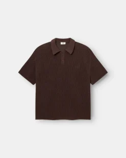Knitted Polo Brown