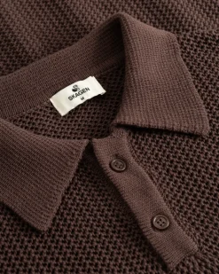 Knitted Polo Brown
