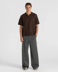 Knitted Polo Brown