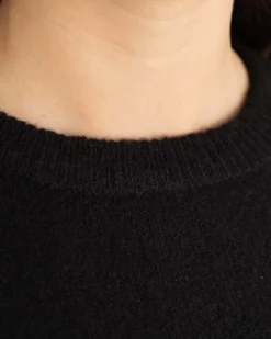 Knitted t-shirt Black