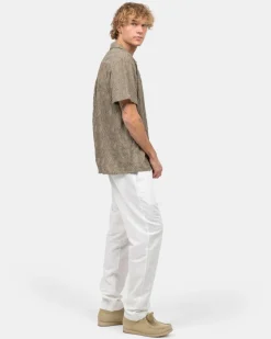 Kortærmet Jacquard Skjorte Army