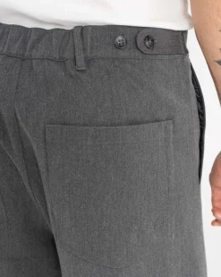 Kortærmet Jacquard Skjorte Cremehvid