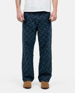Monogram Denim Jeans Indigo