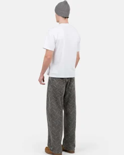 Monogram Denim Jeans Washed Grey