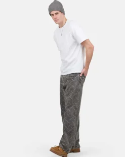 Monogram Denim Jeans Washed Grey