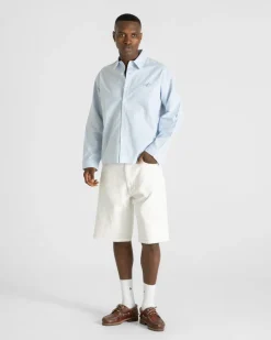 Oxford Longsleeve Shirt Blue Striped