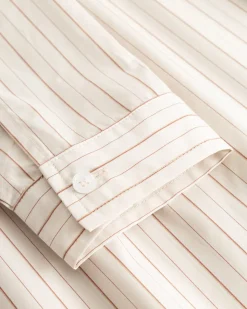 Oxford Longsleeve Shirt Brown Striped