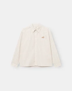Oxford Longsleeve Shirt Brown Striped