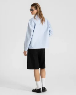 Oxford Longsleeve Shirt Blue Striped Dame