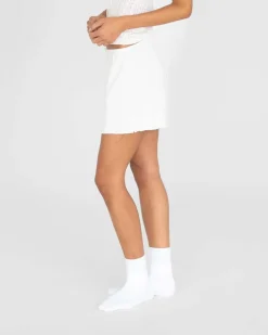 Pointelle Shorts White
