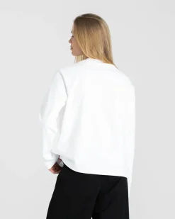 Raglan Longsleeve T-shirt White dame