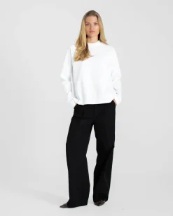Raglan Longsleeve T-shirt White dame