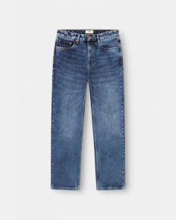 Regular Denim Jeans Mid Blue