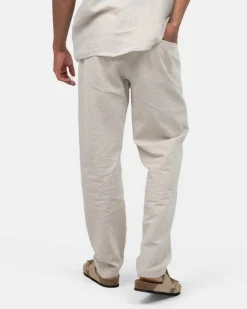 Regular Hørbukser Beige