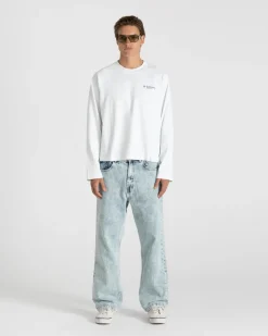 Riviera Rogue Raglan Longsleeve White