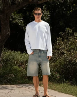 Riviera Rogue Raglan Longsleeve White