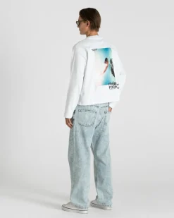 Riviera Rogue Raglan Longsleeve White