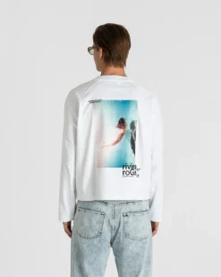 Riviera Rogue Raglan Longsleeve White