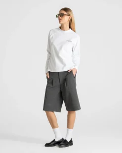 Riviera Rogue Raglan Longsleeve White Dame