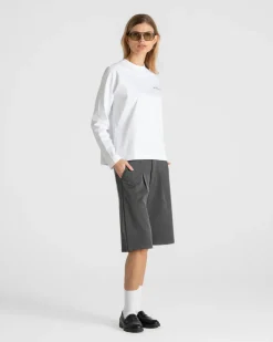 Riviera Rogue Raglan Longsleeve White Dame