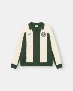 SC Football Knit Green/beige