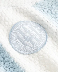 SC Football Knit Light Blue/white